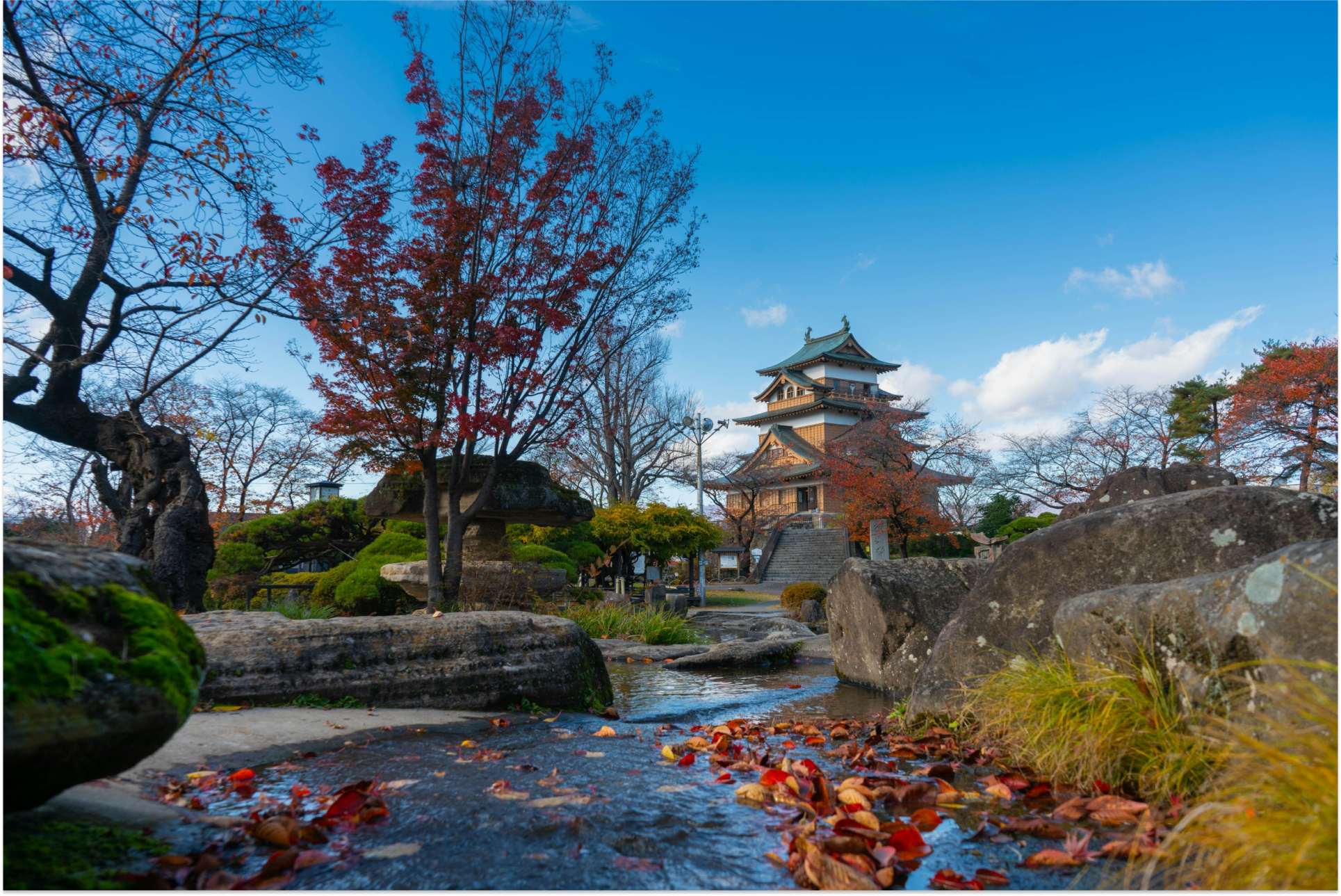 Evolución del Kenjutsu en un paisaje japonés